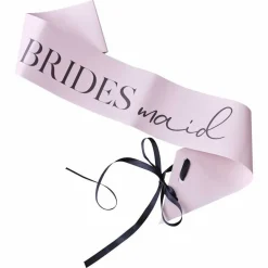 Pink Bridesmaid Sash (2Pk)<Party Delights Hot