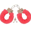 Pink Furry Handcuffs<Party Delights Sale