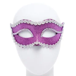 Pink Glitter Masquerade Mask<Party Delights New