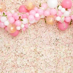 Pink Hydrangea Flower Wall - 60Cm<Party Delights