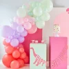 Pink, Lilac, Pastel Green And Confetti Balloon Arch - 75 Balloons<Party Delights Sale