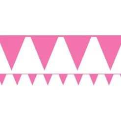 Pink Paper Bunting - 4.5M<Party Delights Discount