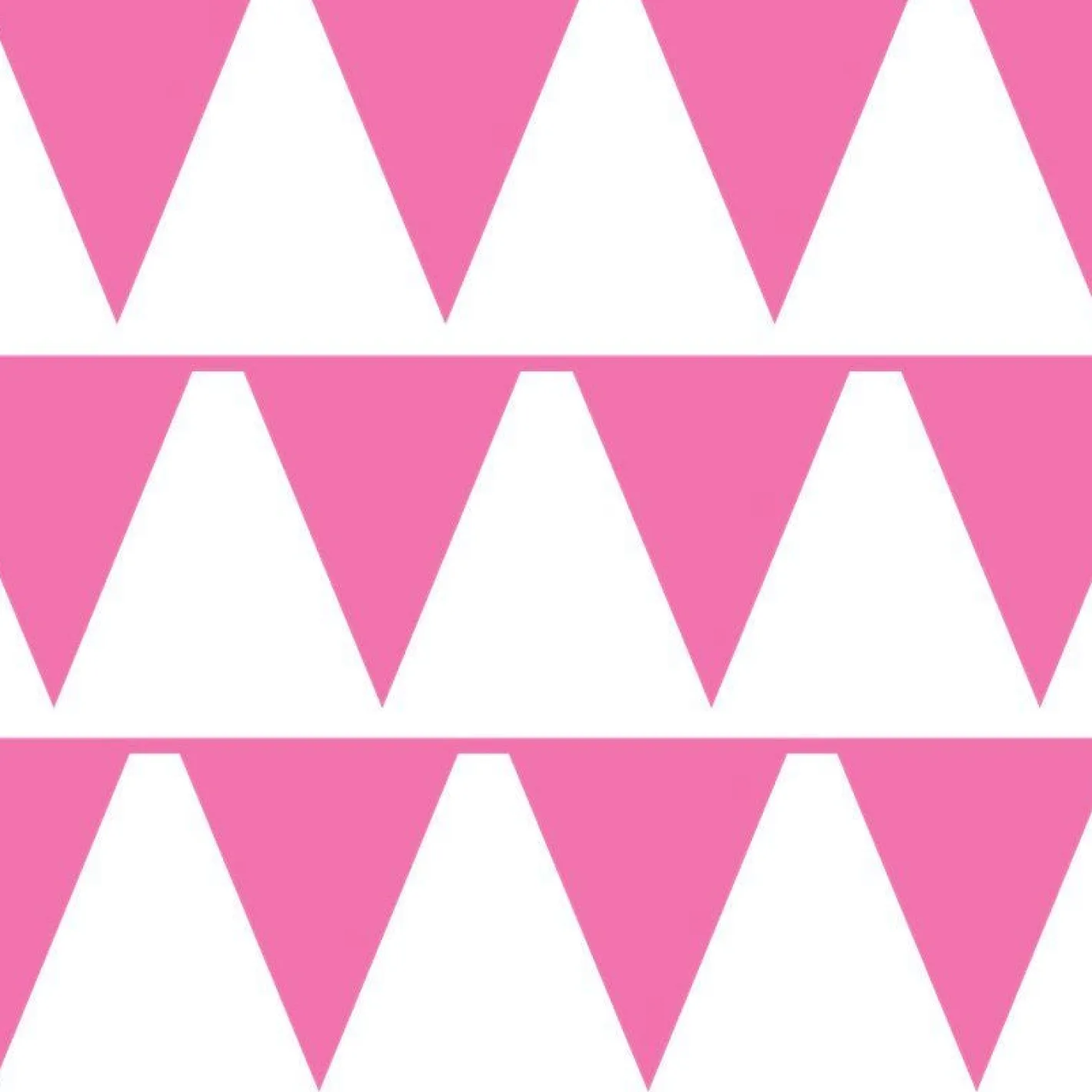 Pink Paper Bunting - 4.5M<Party Delights Discount