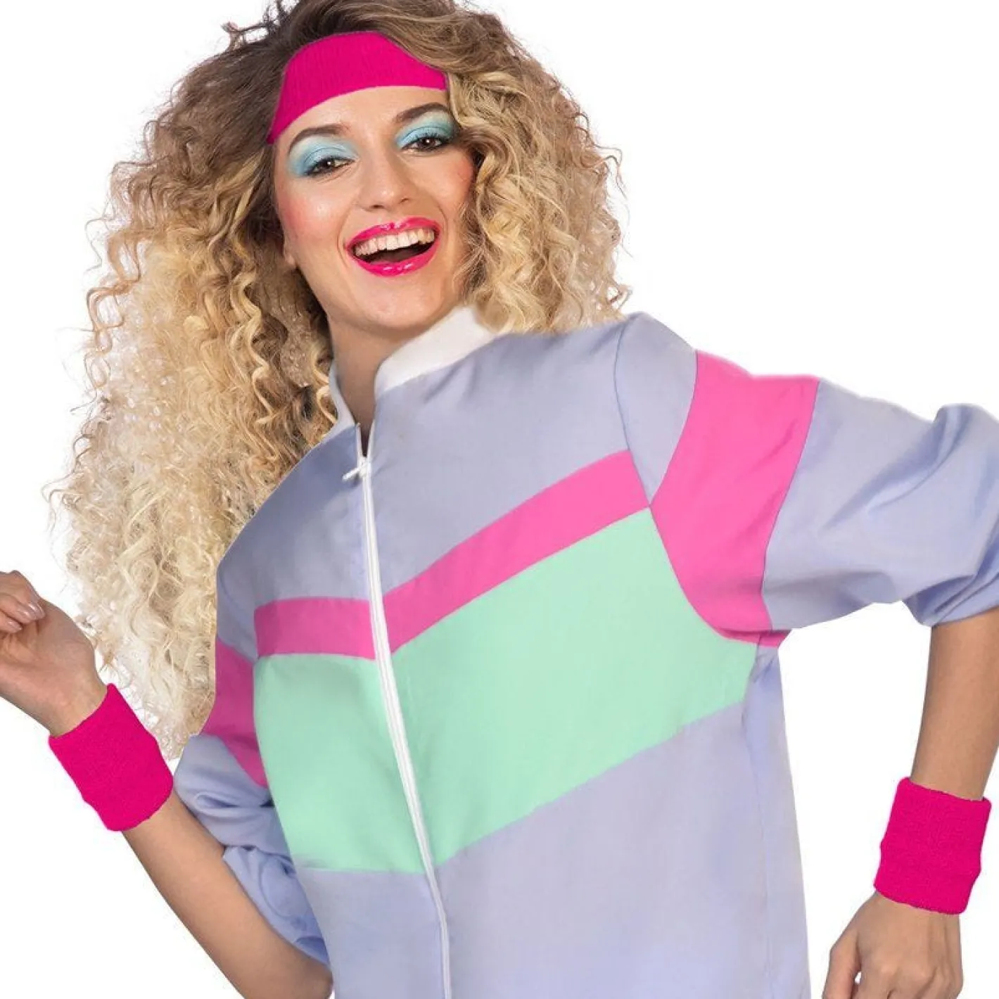 Pink Sweatband Accessory Kit<Party Delights Online