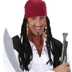 Pirate Dreadlocks With Bandana<Party Delights