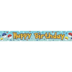 Pokemon Style Paper Banners - 1M (3Pk)<Party Delights Sale