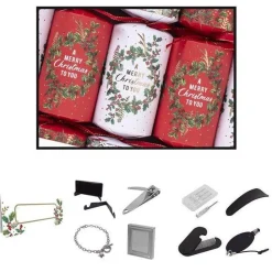 Party Delights Christmas Crackers<Premium Crackers And Place Cards - 32Cm (8Pk)