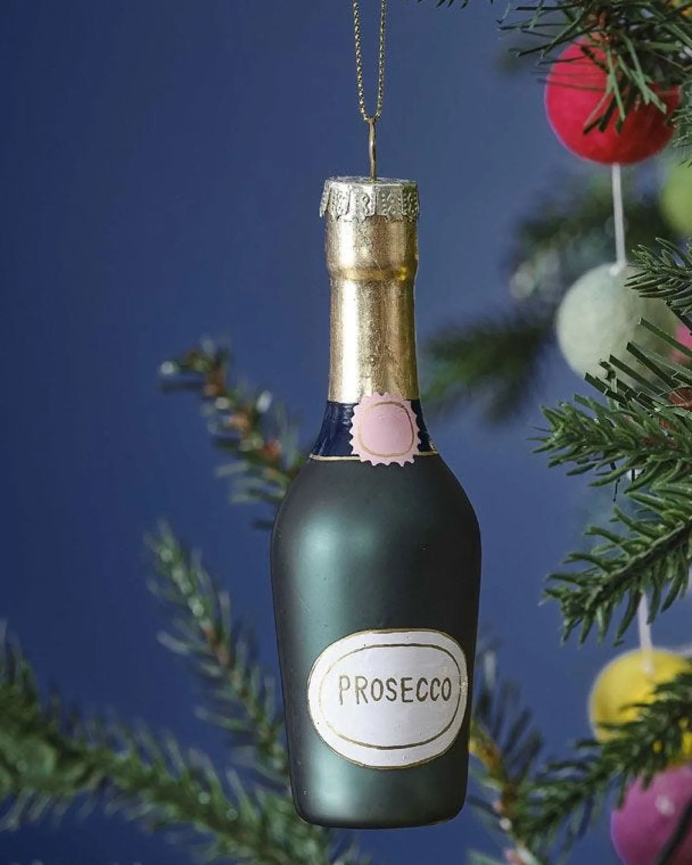 Party Delights Hanging Decorations<Prosecco Bottle Tree Decoration