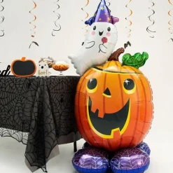 Party Delights Balloons<Pumpkin & Ghost Airloonz Balloon - 56"