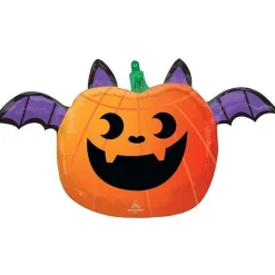 Party Delights Balloons<Pumpkin Bat Foil Balloon - 18"