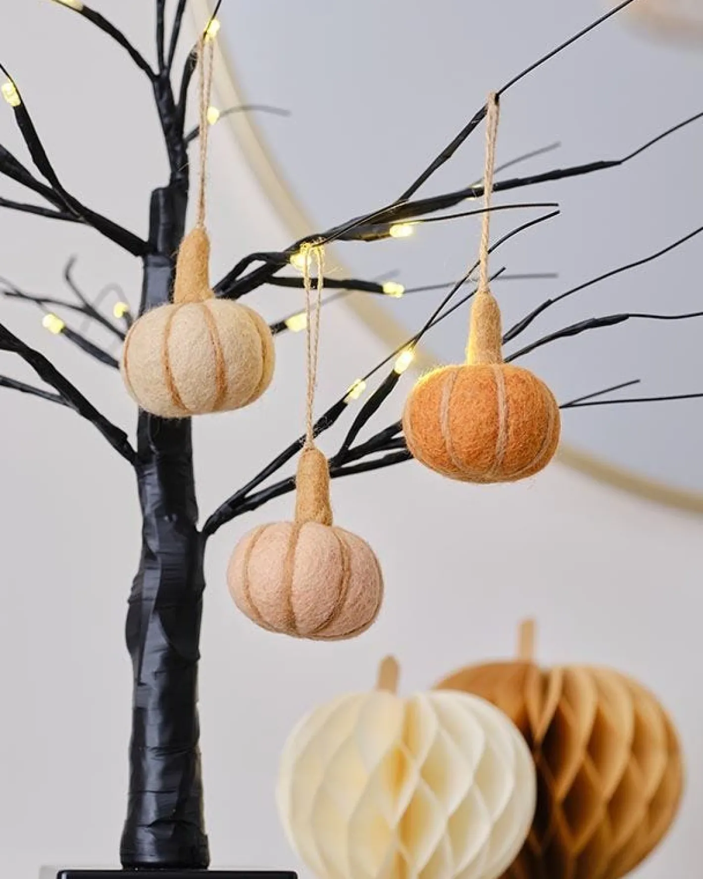 Party Delights Hanging Decorations<Pumpkin Tree Decorations (3Pk)