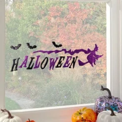 Party Delights Window & Door Decorations<Purple Halloween Gel Clings - 15.5Cm X 53Cm