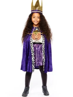 Kids' Party Delights Kids'<Purple Nativity King - Child Costume