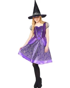 Women's Party Delights Women's<Purple Witch - Adult Costume