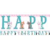 Purr-Fect Party 'Happy Birthday' Paper Banner - 3M<Party Delights Hot