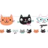 Purr-Fect Party Shaped Paper Banner - 1.7M<Party Delights Sale