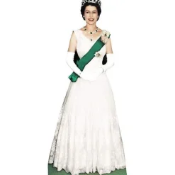 Queen Elizabeth 1954 Coronation Carboard Cutout - 181Cm X 74Cm<Party Delights Online