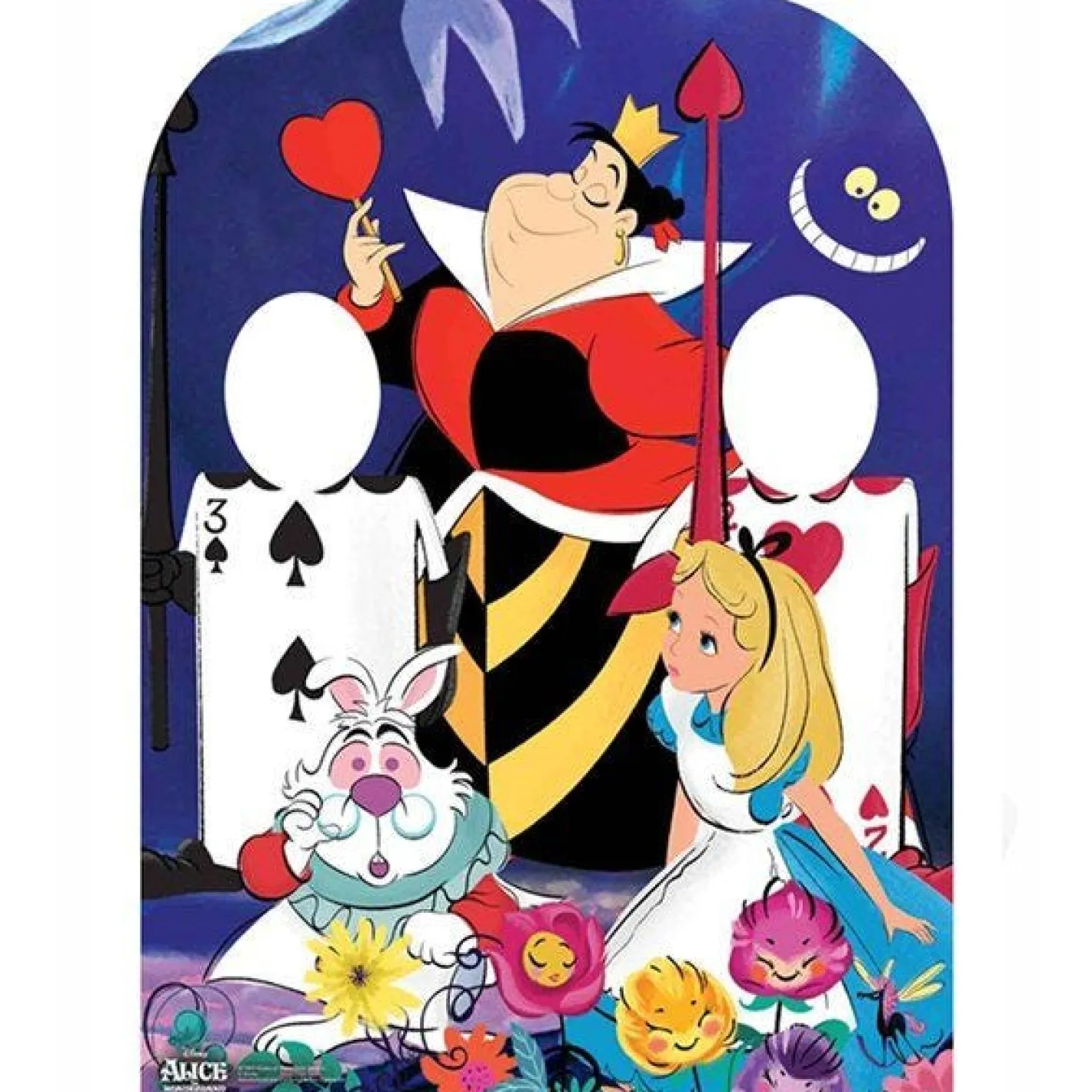 Queen Of Hearts Stand-In Cardboard Photo Prop - 131Cm X 95Cm<Party Delights Outlet