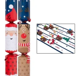 Party Delights Christmas Crackers<Racing Reindeers Game Crackers - 30M (6Pk)