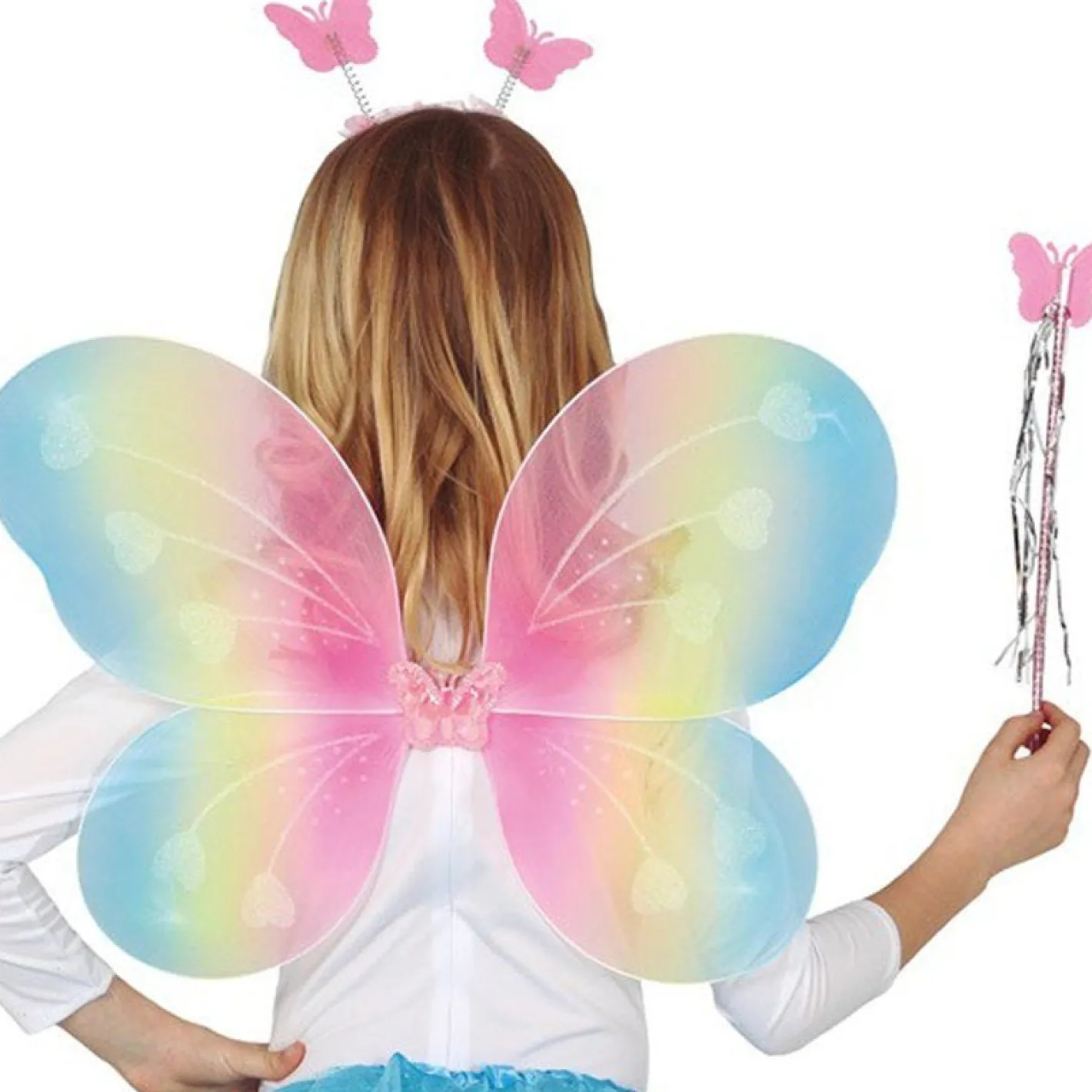Rainbow Butterfly Fairy Accessory Kit - Child<Party Delights