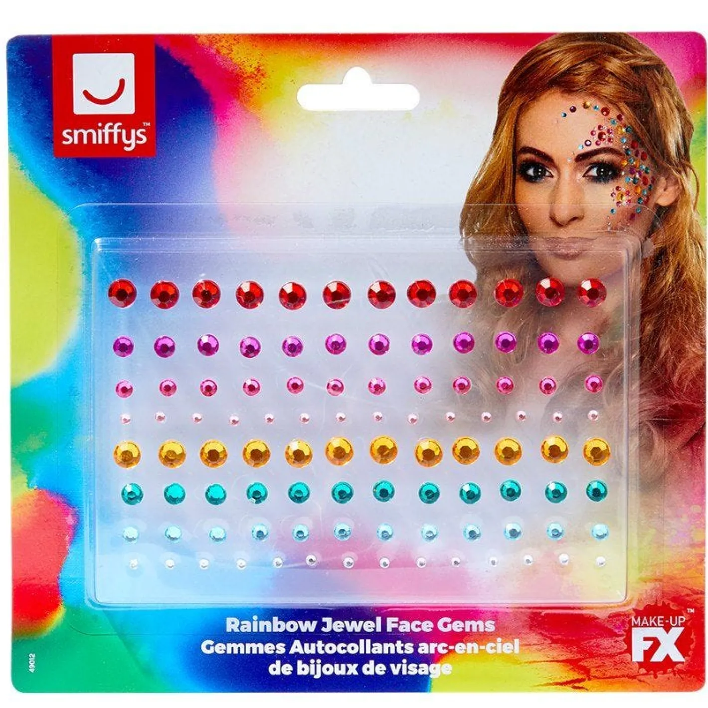 Rainbow Jewel Face Gems<Party Delights New