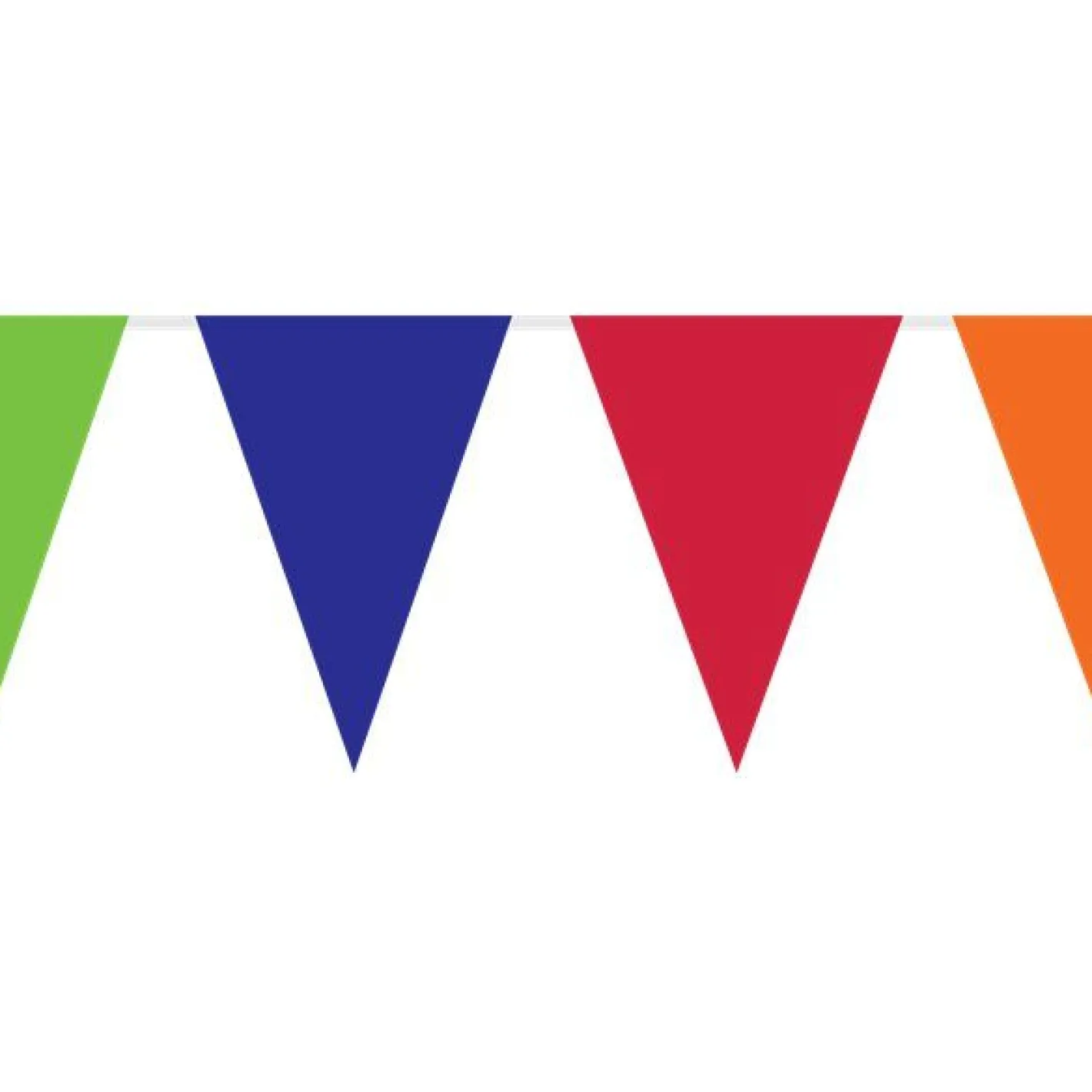 Rainbow Plastic Bunting - 10M<Party Delights Outlet