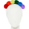 Rainbow Pompom Headband<Party Delights Outlet