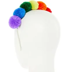 Rainbow Pompom Headband<Party Delights Outlet