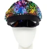 Rainbow Sequin Peak Hat<Party Delights Outlet