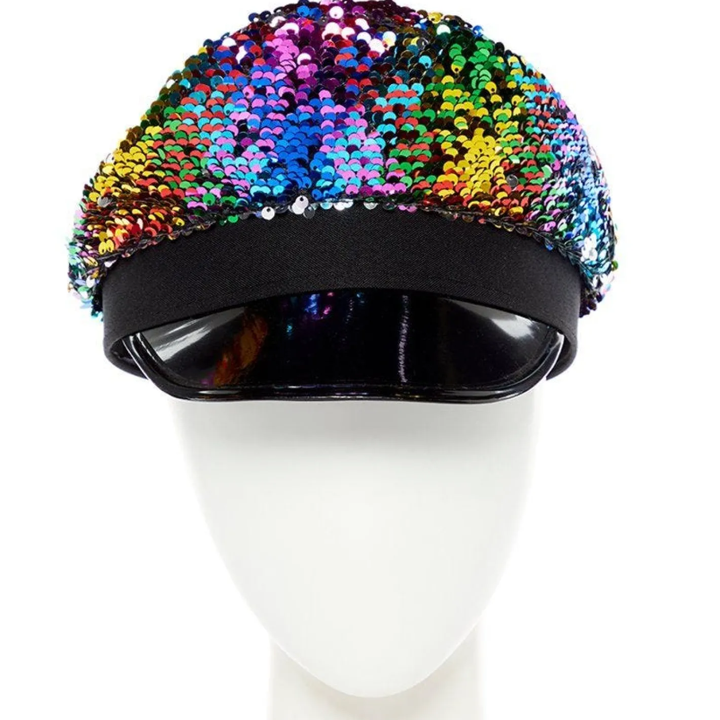 Rainbow Sequin Peak Hat<Party Delights Outlet