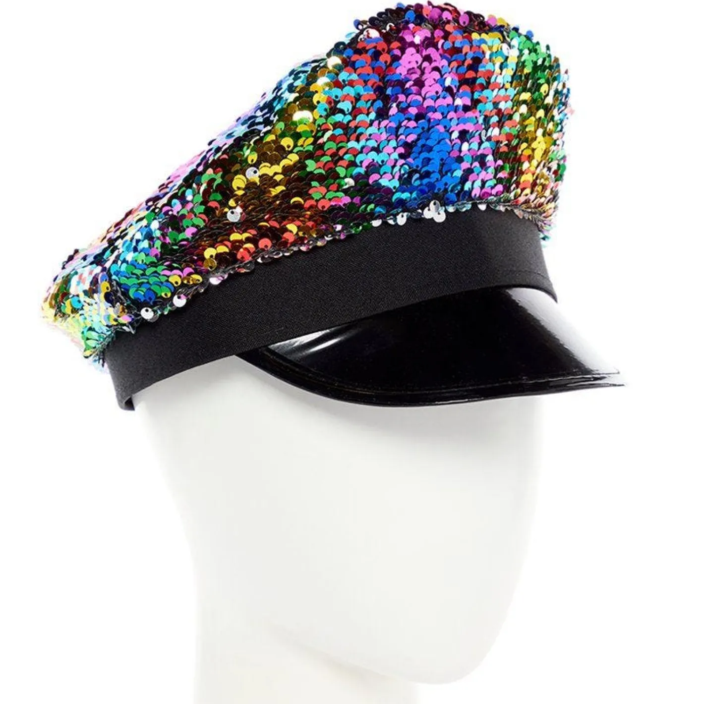 Rainbow Sequin Peak Hat<Party Delights Outlet