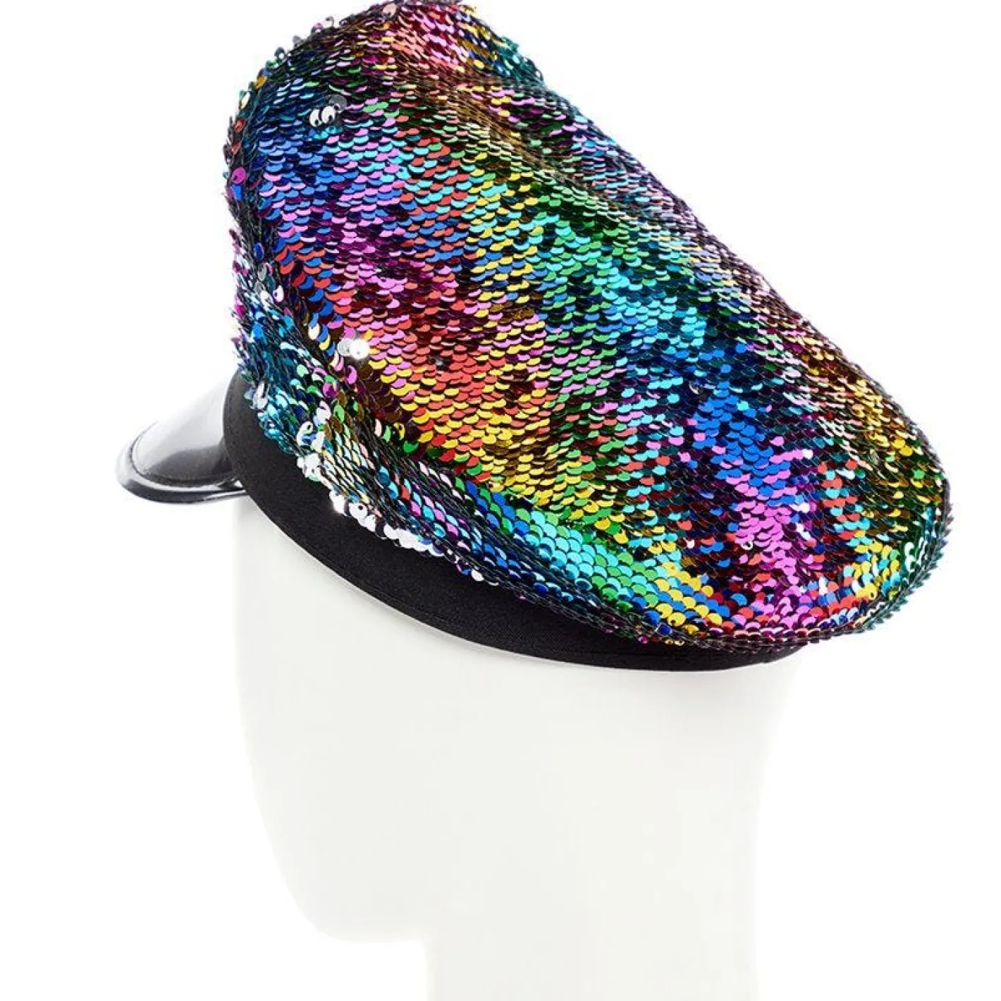 Rainbow Sequin Peak Hat<Party Delights Outlet