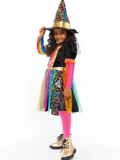 Kids' Party Delights Kids'<Rainbow Witch - Child Costume