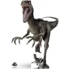 Raptor Blue Dinosaur Cardboard Cutout - 135Cm X 93Cm<Party Delights Online