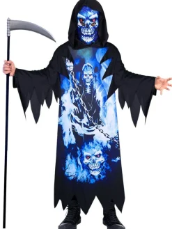 Kids' Party Delights Kids'<Recycled Neon Reaper - Child Costume