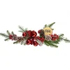 Party Delights Tableware<Red Berry And Pine Foliage Swag - 57Cm