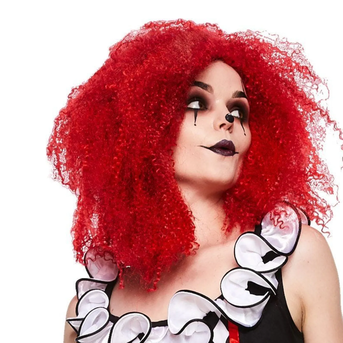 Women's Party Delights Women's<Red Crimped Wig