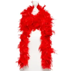 Red Feather Boa - 180Cm<Party Delights New