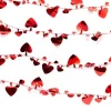Red Foil Heart Garland - 63Cm<Party Delights Clearance