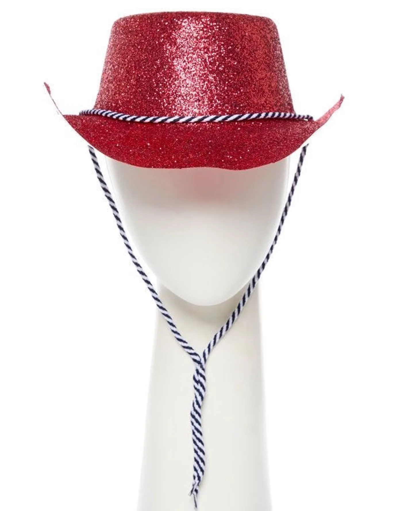 Red Glitter Cowboy Hat<Party Delights Online