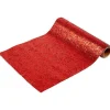 Party Delights Tableware<Red Glitter Table Runner - 1.8M