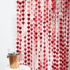 Red Heart Fringe Curtain - 1M X 2.2M<Party Delights