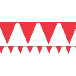 Red Paper Bunting - 4.5M<Party Delights Outlet