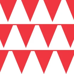 Red Paper Bunting - 4.5M<Party Delights Outlet