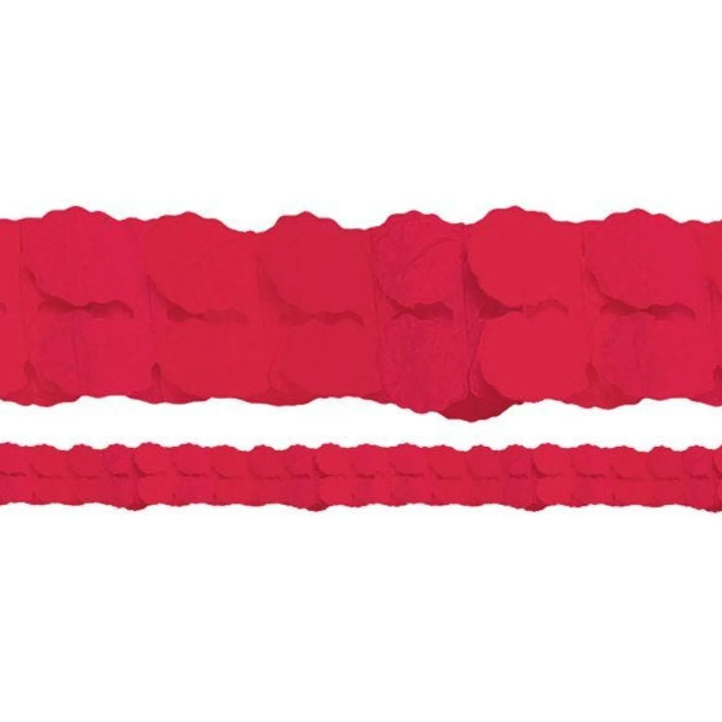 Red Paper Garland - 3.65M<Party Delights New