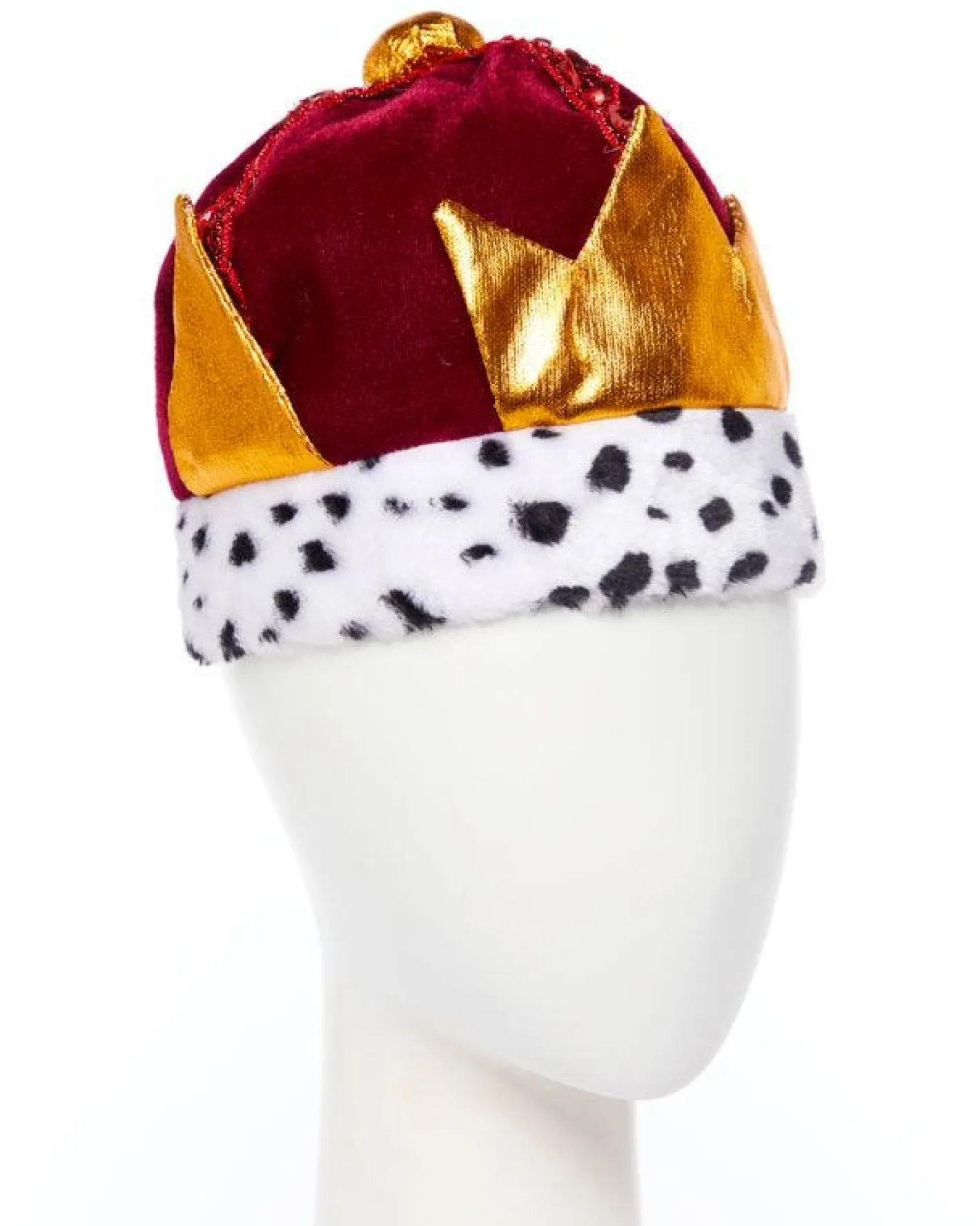 Red Plush King's Crown<Party Delights Discount
