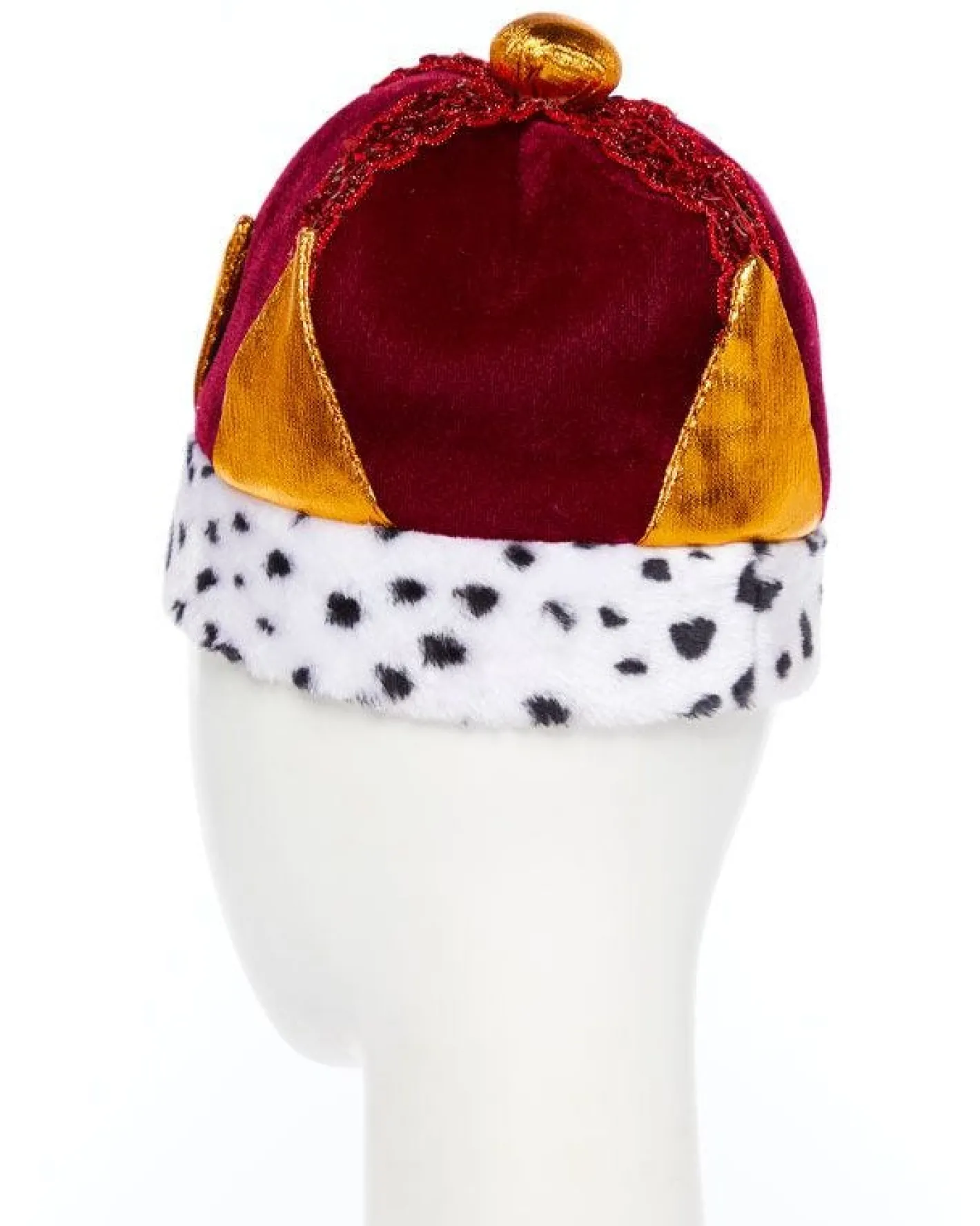 Red Plush King's Crown<Party Delights Discount