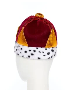 Red Plush King's Crown - Child<Party Delights Hot