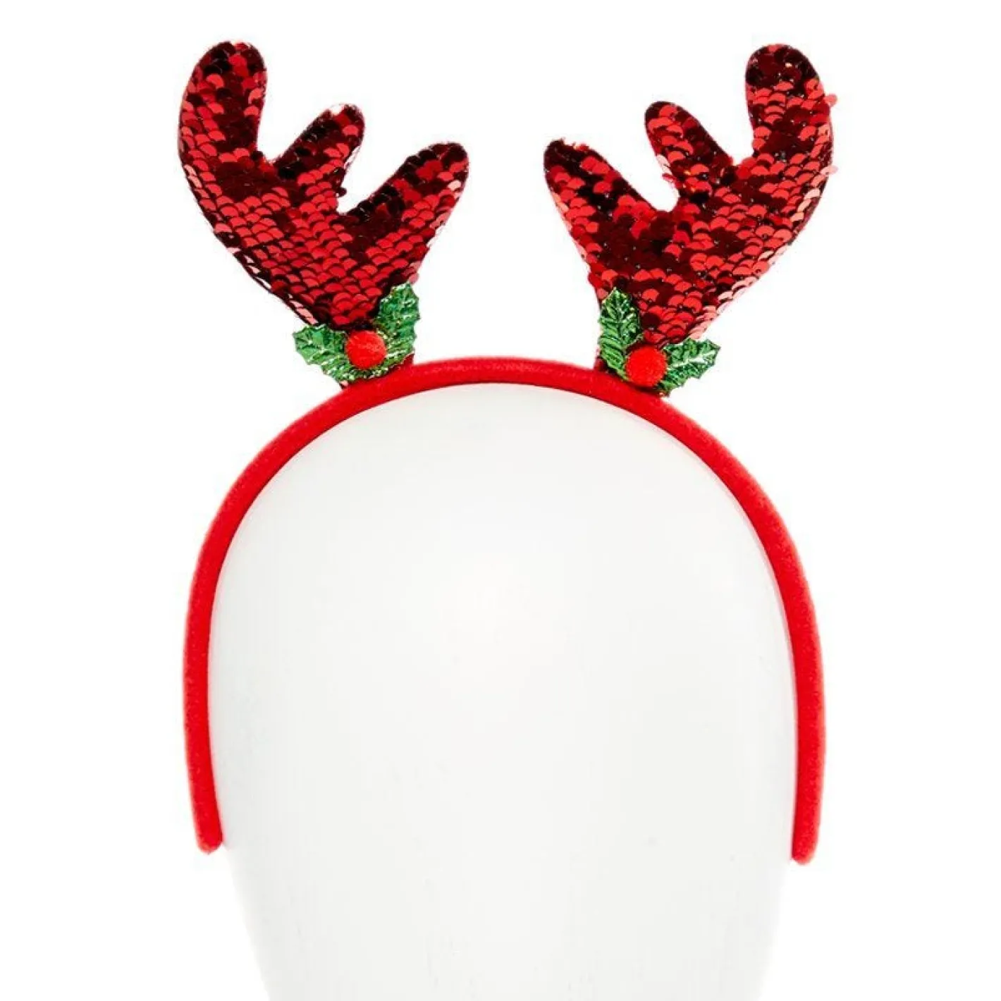 Red Sequin Reindeer Headband<Party Delights Outlet