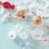Party Delights Tableware<Reindeer & Snowman Christmas Place Card Holders - 6Cm (6Pk)